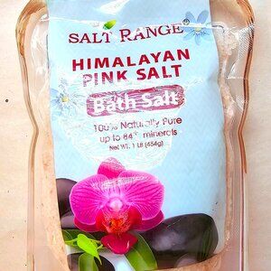 Salt Range Himalayan Pink Bath Salt 1lb Exfoliating Pure Spa Relax Detox
